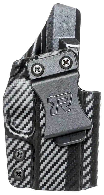 Rounded Gear Kydex IWB Holster for Springfield Hellcat - Right Hand Belt Clip, Black