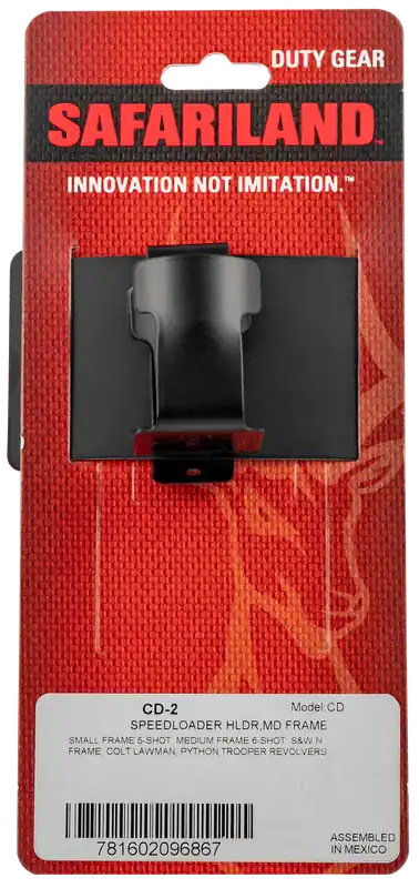 Safariland CD2 Speedloader Belt Holder with Steel Clip Mount