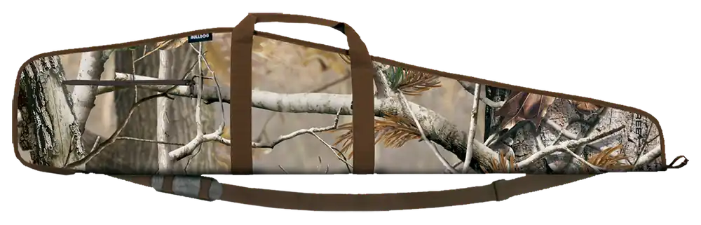 Bulldog BD244 Extreme 48" Realtree AP Water-Resistant Nylon Rifle Case with Brown Trim