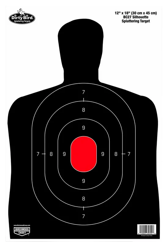 Birchwood Casey Dirty Bird 12"x18" Silhouette Targets - 50 Pack