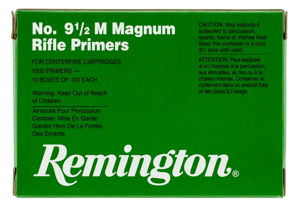 Remington 22622 Magnum Rifle Centerfire Primers for Multi-Caliber Reloading