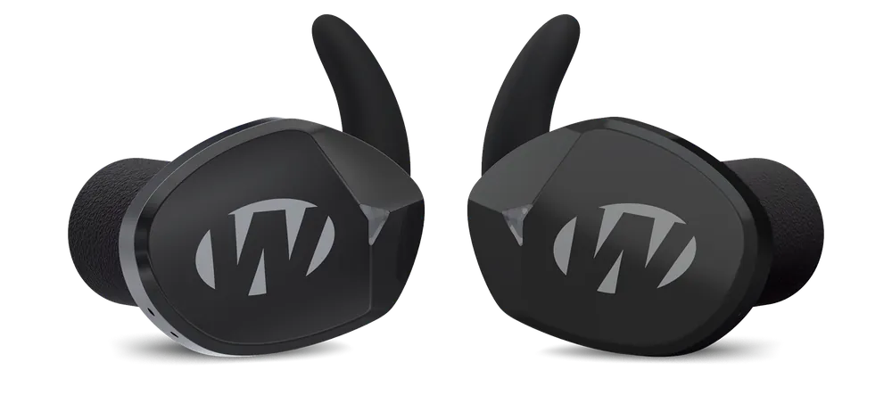 Walker's GWPSLCR2BT Silencer 2.0 Bluetooth Earbuds - Black Polymer