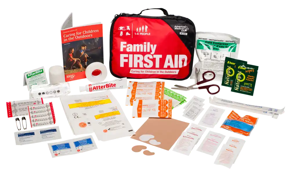 Adventure Medical Kits Family First Aid Kit - Black/Red