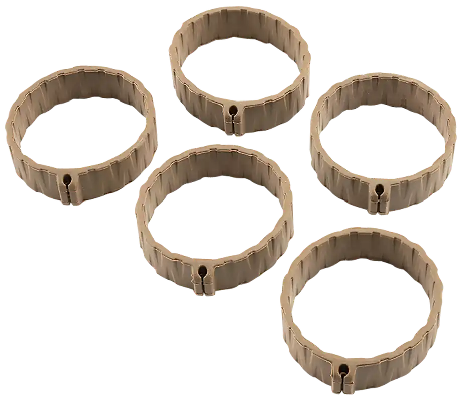Strike Industries Bang Band FDE Rubber 5-Pack