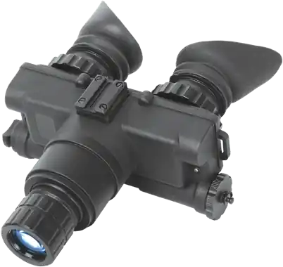 ATN NVG7-2W Night Vision Goggles, Gen 2+ White Phosphor, Matte Black, 1x26mm, 50-57 Ip/mm Resolution