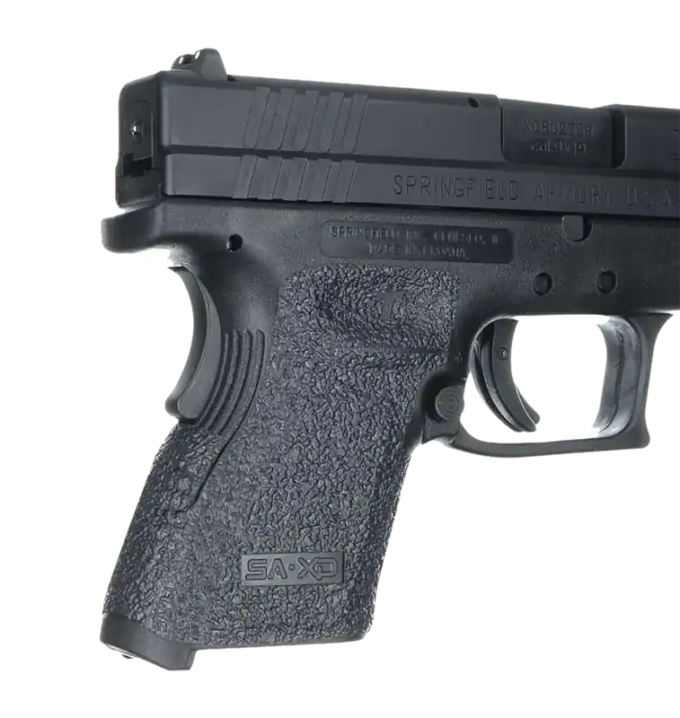 Springfield XD Subcompact 9/40 Talon Grips 203R Textured Black Rubber Adhesive Grip