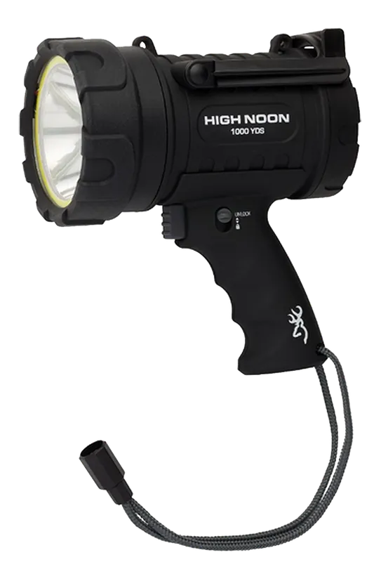 Browning High Noon Pro LED Flashlight - 87/1800 Lumens, 1,000 Yards Range