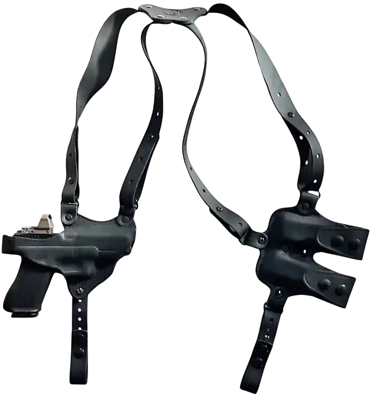 Optic Ready Shoulder Holster for Sig P320 - Right Handed, Black (1791 Gunleather NSS2.4SBLHR)