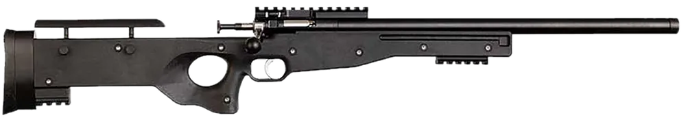 Crickett KSA2150-BLK Precision .22 LR Single Shot Rifle with Threaded Bull Barrel and Adjustable Stock