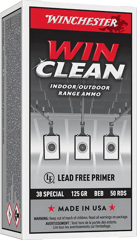 Winchester Super X .38 Special 125gr Winclean Ammo - 50 Rounds Per Box