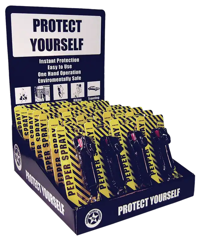 Eliminator EKCH1416 Lipstick Case Pepper Spray Display - 16 Count