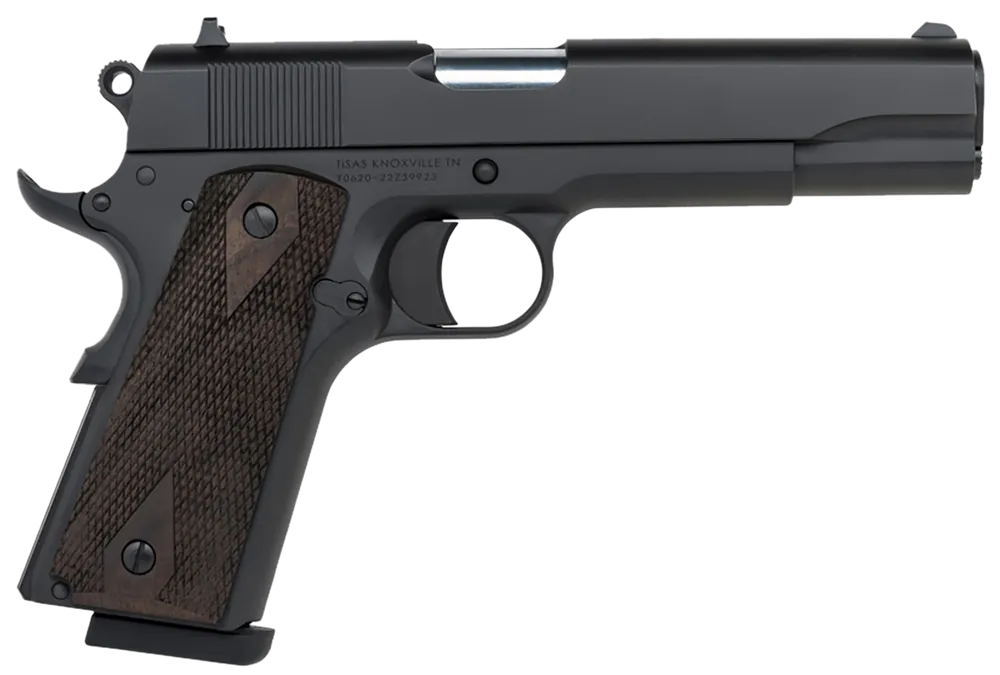 Tisas 1911 A1 Stakeout 45 ACP Pistol with Stainless Barrel and Turkish Walnut Grip