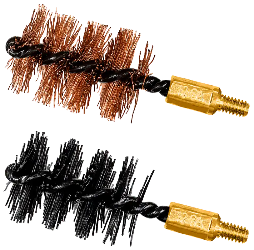Otis FG512NB 10/12 Gauge Shotgun Bore Brush Set with Bronze/Nylon Bristles