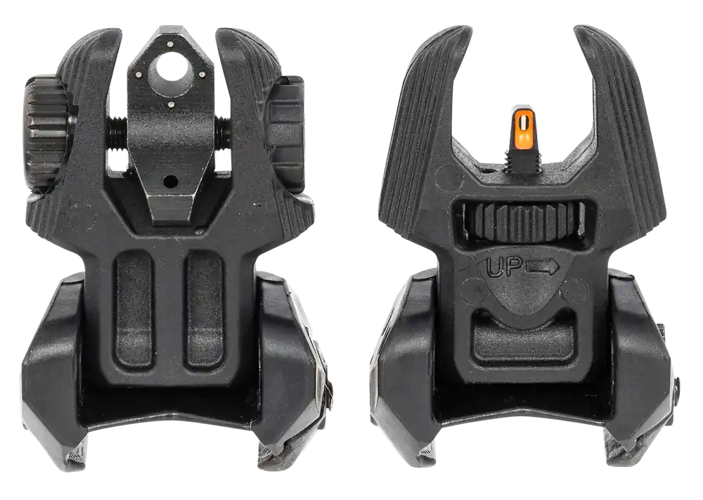 Meprolight USA AR Platform Flip-Up Sight Set with Orange/Green Tritium