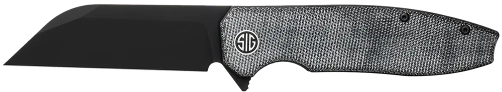Sig Sauer KA8BB Karak Folding Knife with Black PVD Nitro-V Blade and Micarta Handle