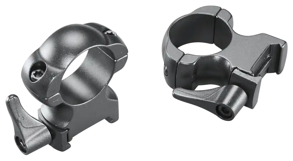 Weaver 49327 Lever Lok 1" Extra High Matte Black Mounts