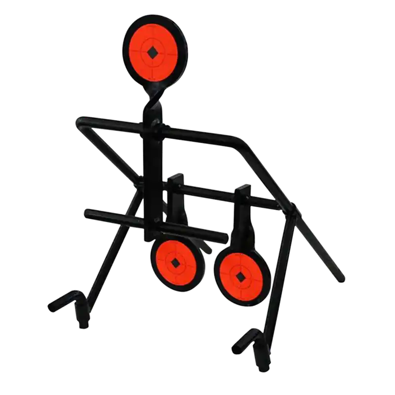 Birchwood Casey 47044 World of Targets Gallery 44 Magnum Resetting Target - Steel Circle with Crosshair & Diamond