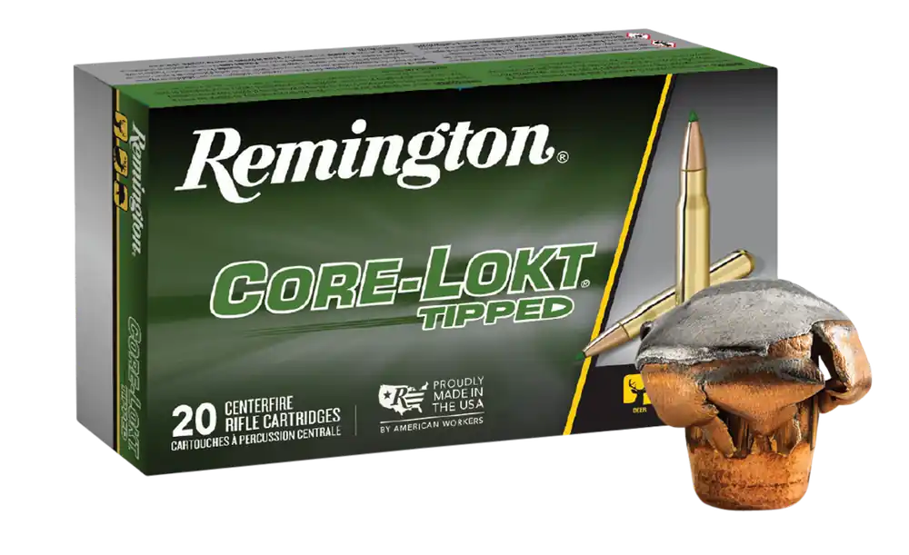 Remington Core-Lokt Tipped 30-06 Springfield 150gr Ammunition - 20 Rounds per Box