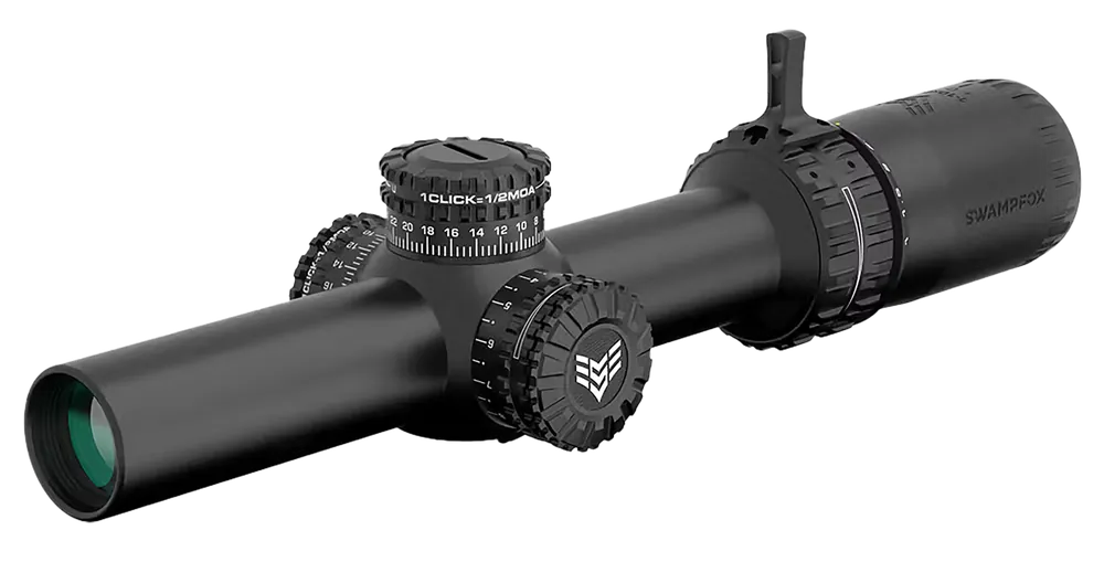 Swampfox Optics Arrowhead 1-6x24mm Scope with Guerrilla Dot MIL Green Reticle