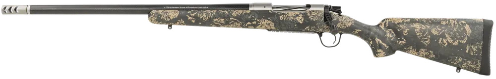 Christensen Arms Ridgeline FFT 6.5 Creedmoor Left-Handed Rifle with Carbon Fiber Barrel and Green/Black/Tan Stock