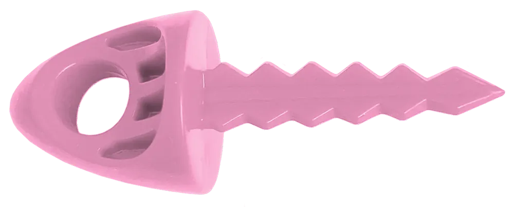 Targettack LLC Pink Polycarbonate Plastic 1" Targets for Paper/Vinyl - 12 Pack