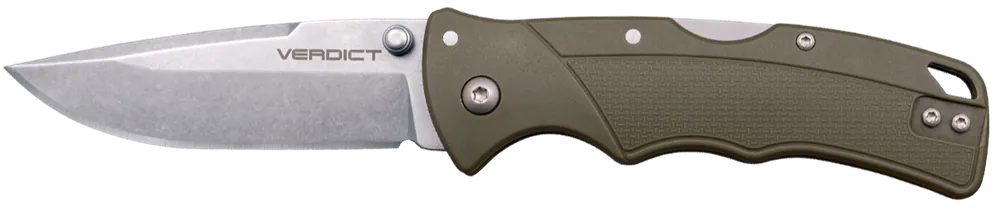Cold Steel Verdict EDC 3" Spear Point Folding Knife with ODG GFN Handle