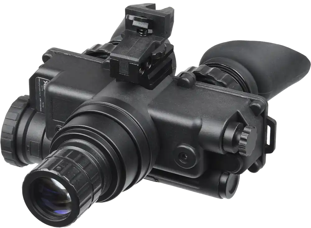 AGM Wolf-7 PRO NW1 Gen 2+ Night Vision Goggles, 45-54 lp/mm Resolution, Black