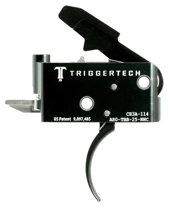 Adaptable Two-Stage Curved Trigger for AR-15 with Adjustable Draw Weight