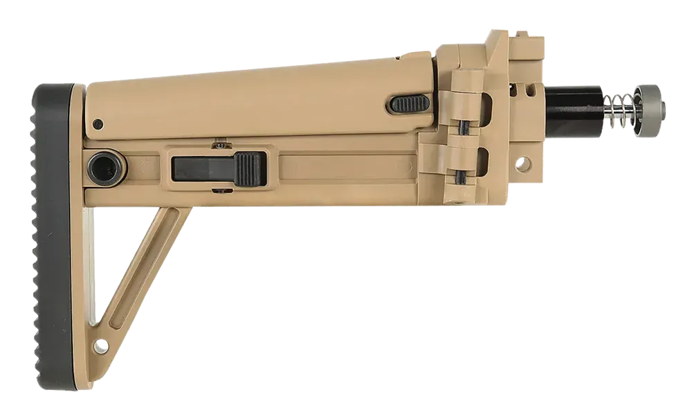 B&T Firearms MBT Folding Stock in Coyote Tan Polymer