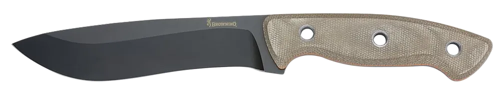 Browning Desolation 6" Fixed Blade Knife with Tan Micarta Handle