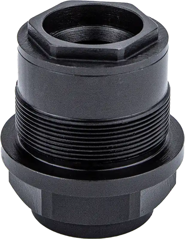 Kgm Suppressors A-SMG9 3-Lug Adapter - Black Nitride Steel