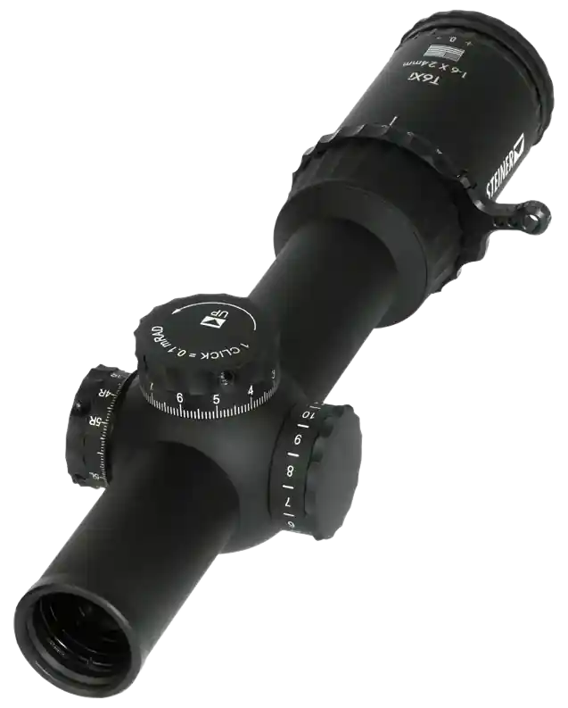 Steiner 5103 T6Xi 1-6x24mm Scope with KC-1 MIL Reticle and Throw Lever