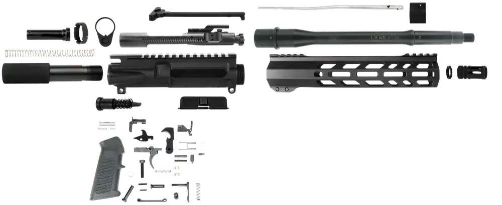 TacFire 5.56 NATO AR-Pistol Kit SSPK556LPK10 Black Steel