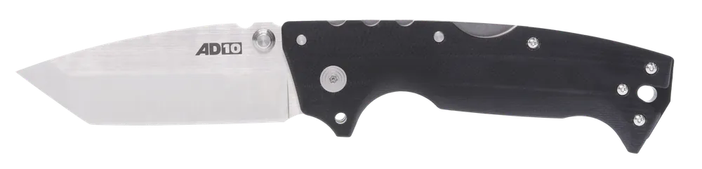 Cold Steel AD-10 Folding Tanto Knife with Stonewashed S35VN Blade and G10 Handle