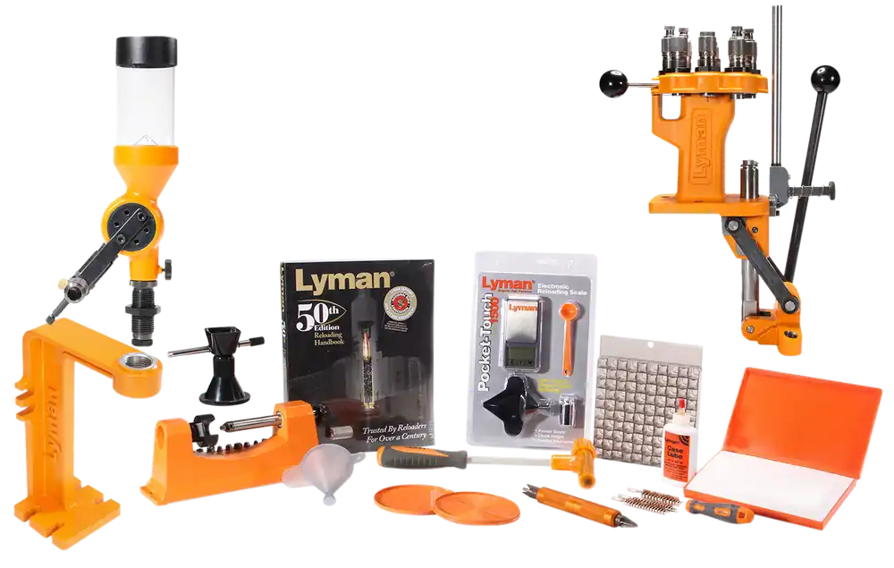 Lyman Brass Smith All-American 8 Kit with 8-Hole Cast Iron Frame