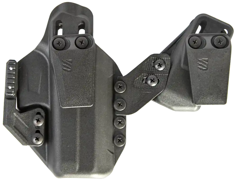 Blackhawk Stache IWB Holster Size 42 for Colt Commander - Ambidextrous Black Polymer Belt Clip
