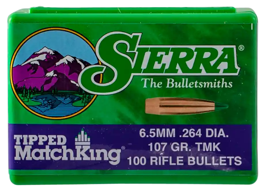 Sierra 7407 6.5 Creedmoor 107gr Tipped MatchKing Ammo 100/Box