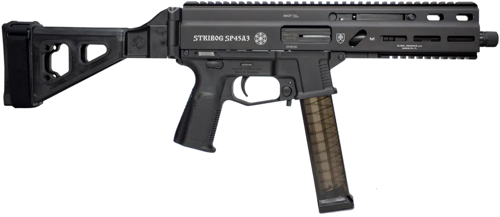 Grand Power Stribog SP45A3 45 ACP Pistol with 20+1 Capacity and Tactical Features
