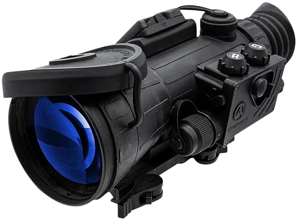 Armasight Vulcan 4.5x108mm Gen 3 Night Vision Riflescope - Black, Red on Green/White Circle Dot Reticle