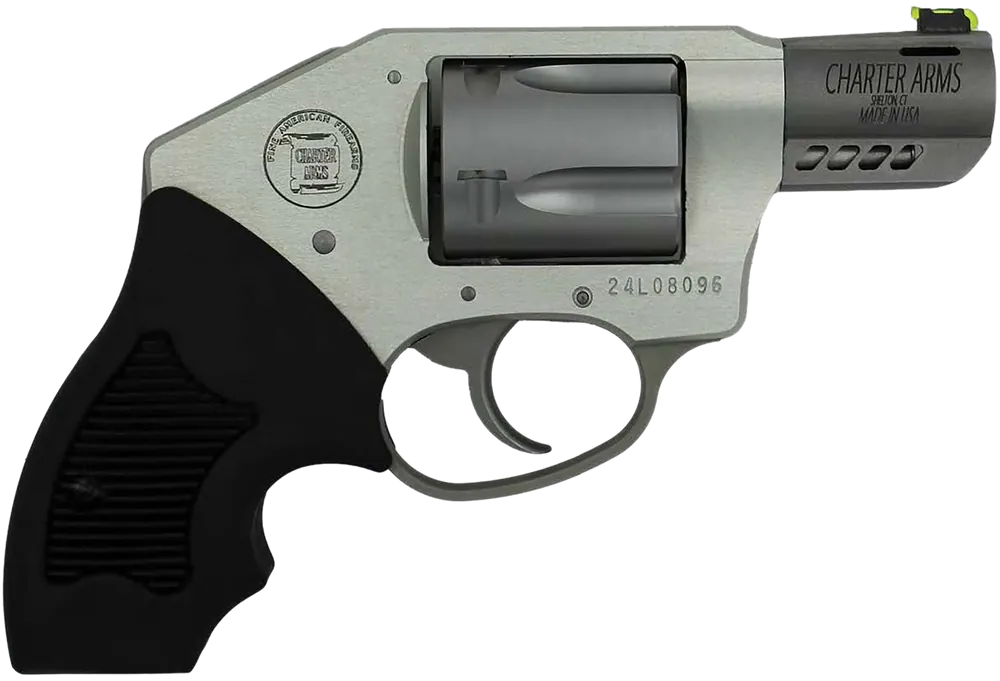 Charter Arms Off Duty Coyote .380 ACP Revolver - 5rd, 2" Stainless, Anodized Frame, Rubber Grip