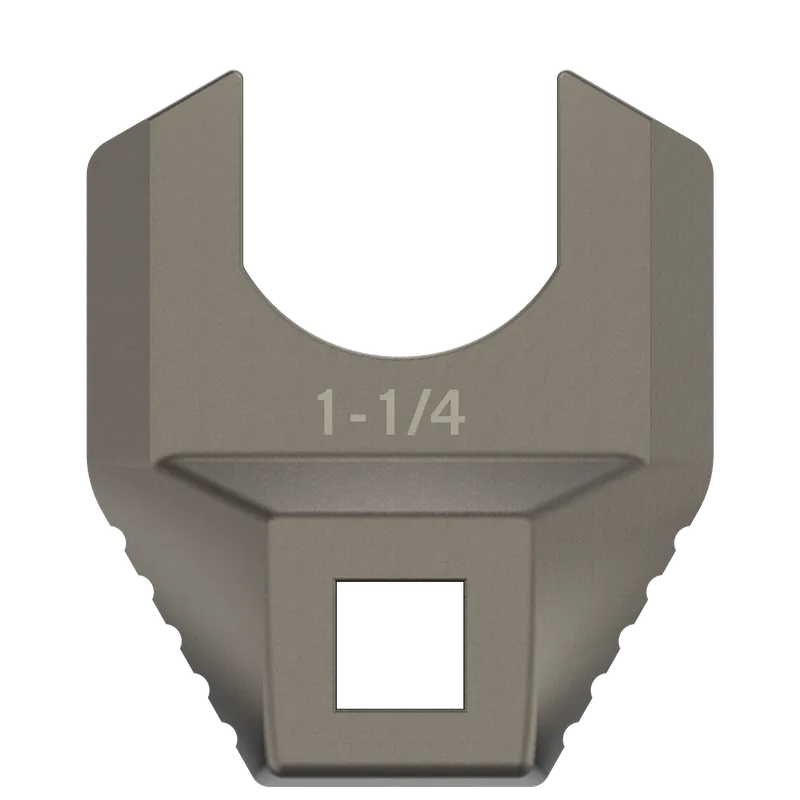 Master-Fit Barrel Nut Wrench 1 1/4" Titanium/Stainless Steel for AR-Platform