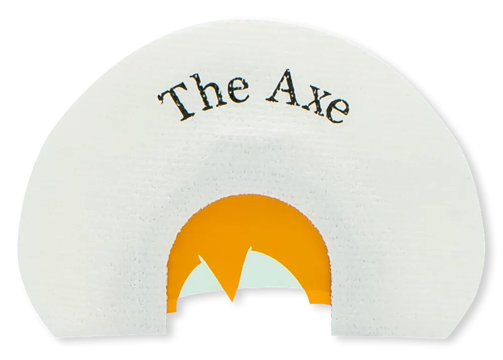 The Axe Diaphragm Call: TC009-AXE 2 Reed Bat Wing for Turkey Hunting