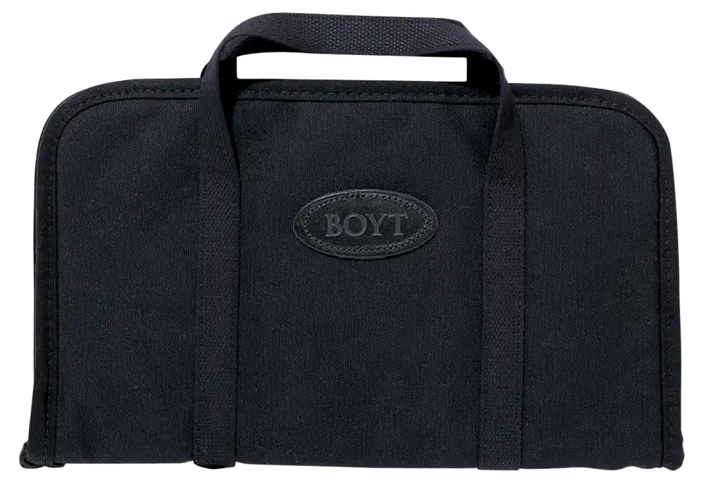 Boyt Harness 0PP660003 Rectangular Pistol Rug Black Canvas Holds Handgun