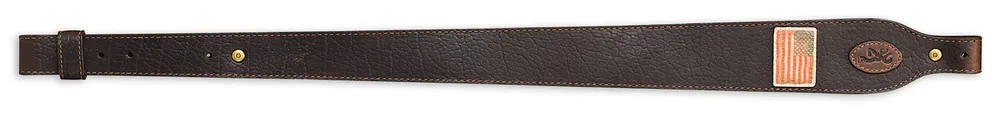 Browning Freedom Dark Brown Leather Adjustable Rifle Sling