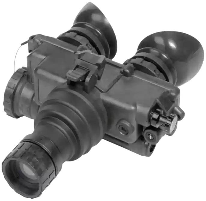 AGM Global Vision PVS-7 NL1 Gen 2+ Night Vision Goggles, 1x27mm, 51-64 lp/mm, Green Filter, Black