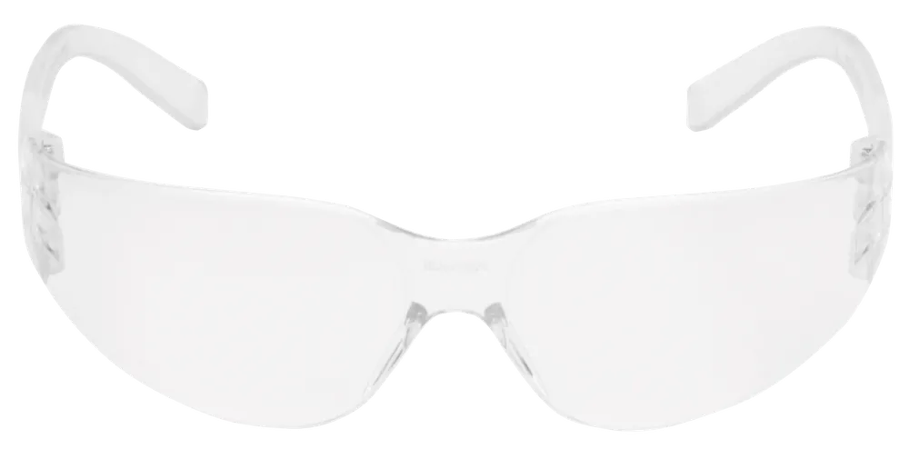 Pyramex Intruder Safety Glasses, Clear Lens & Frame, 12-Pack