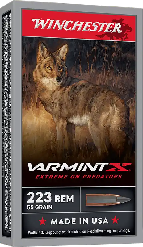 Winchester Ammo X223PXP Varmint X 223Rem 55gr Extreme Point - 20 Rounds per Box, 10 Boxes per Case