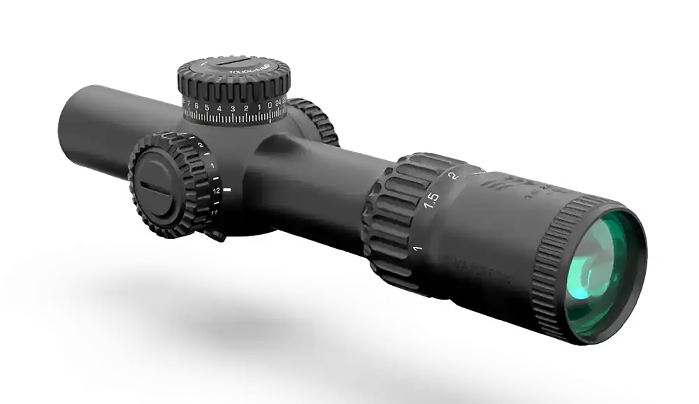 Swampfox Optics Warhorse 1-6x24mm FFP Red Scope WAR16241RL
