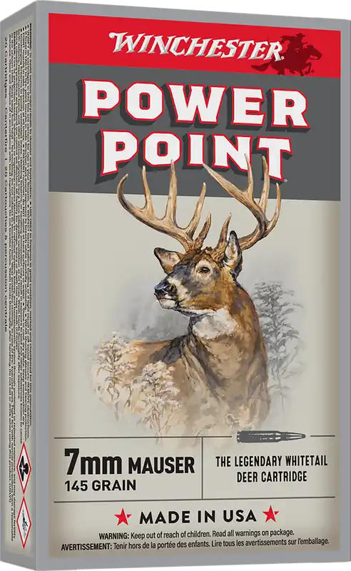 Winchester Super X 7mm Mauser 145gr Power Point Ammo - 20 Rounds