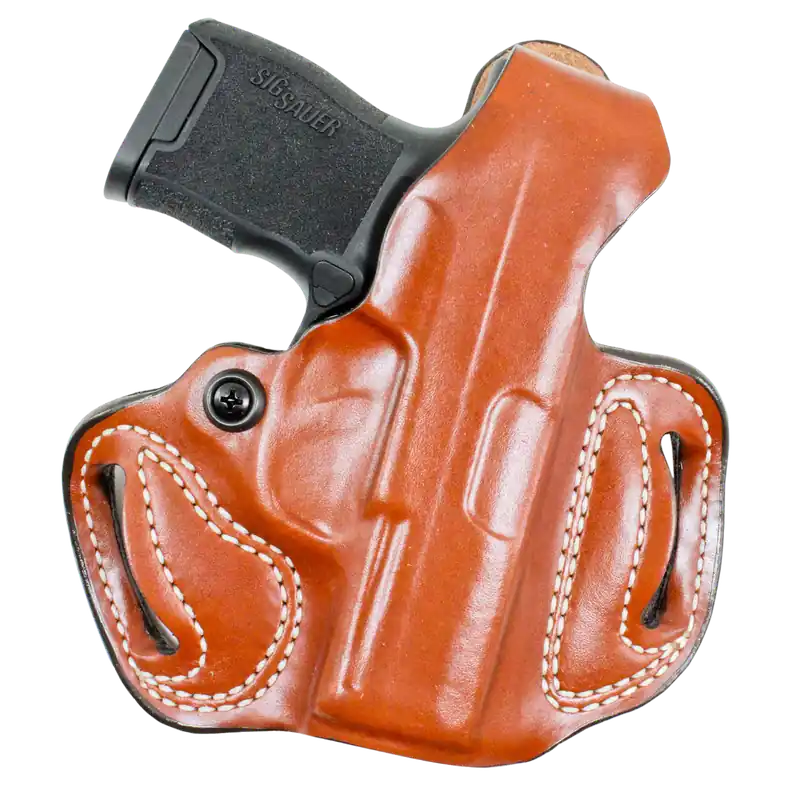 DeSantis Gunhide Tan Leather OWB Holster for Glock 43/43x/48 - Right Handed